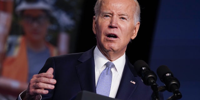 Biden speaks at the North American Conference of Construction Unions
