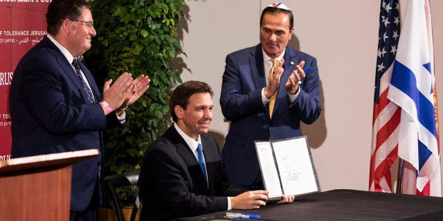 Ron DeSantis sign bill Jerusalem