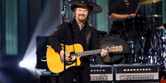 Travis Tritt performs during America Salutes You Presents: A Tribute To Billy Gibbons, A Live Benefit Concert at The Grand Ole Opry on May 16, 2021, in Nashville, Tennessee. 