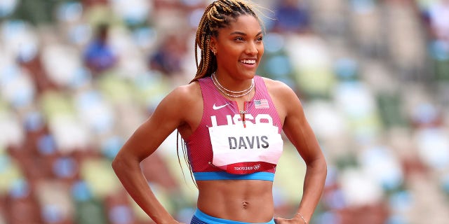 Tara Davis at the Tokyo Olympics