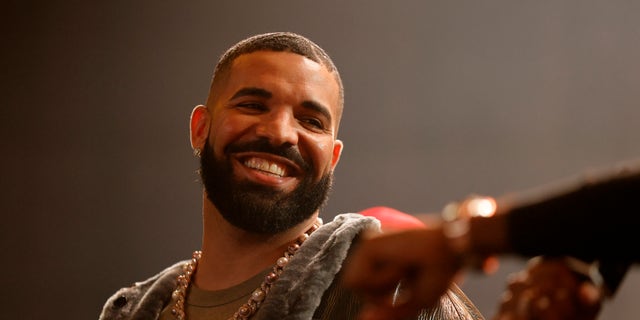 Drake speaks onstage