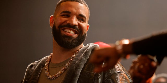 Drake speaks onstage