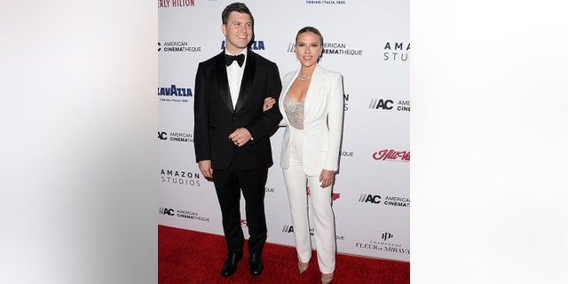 Scarlett Johansson and husband Colin Jost share a son Cosmo, 1.