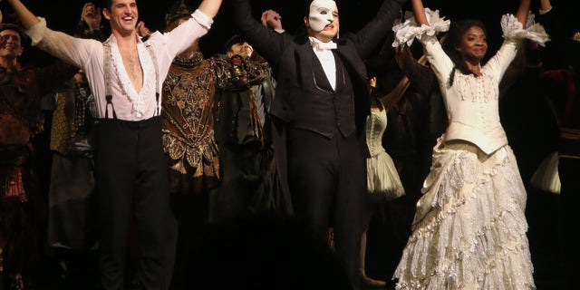 Andrew Lloyd Webber dedicated the final performance of "Phantom of the Opera" on Sunday to his son. 