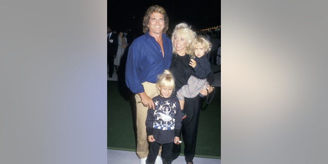 Michael and Cindy Landon with their children