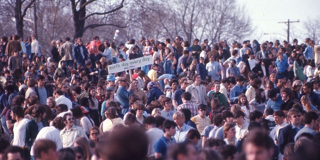Earth Day Crowd Philadelphia