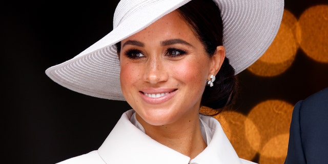 Meghan Markle is featured in the program on sale for King Charles' coronation.