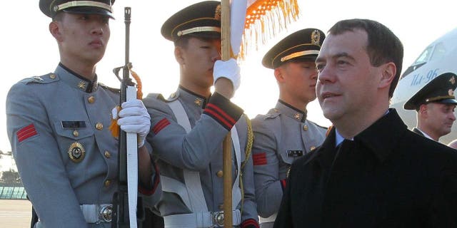 Medvedev South Korea