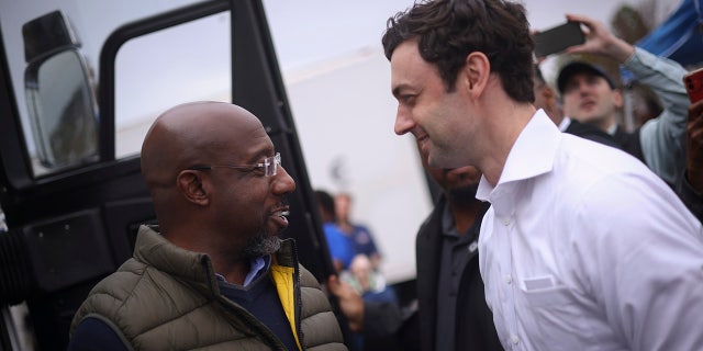 Georgia Democratic U.S. Sens. Raphael Warnock and Jon Ossoff's victories helped secure Democratic control of the Senate.