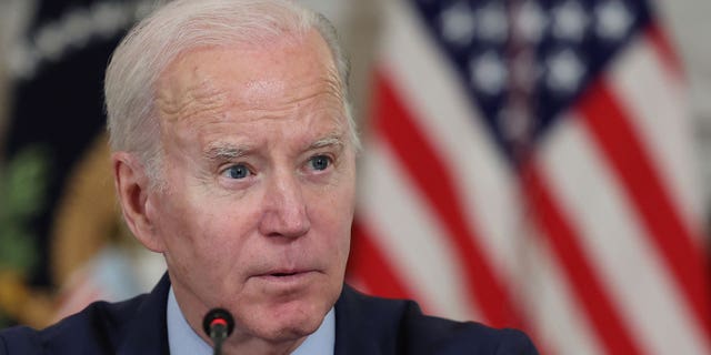 President Joe Biden holds a meeting with his science and technology advisors at the White House on April 04, 2023, in Washington, DC.