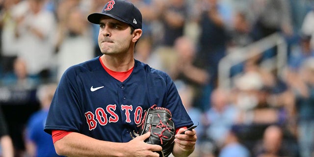 Richard Bleier during a game against the Rays in April 2023