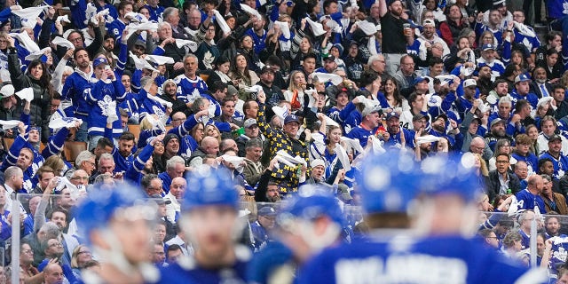 Toronto Maple Leafs fans during game 4 against the Lightning