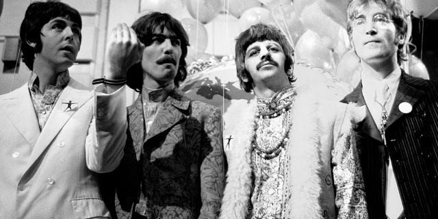 "Our World" with the Beatles was the first live global television link. The program was broadcast via satellite to 26 countries and seen by 400 million people on June 25, 1967.Â