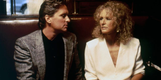 Glenn Close and Michael Douglas 