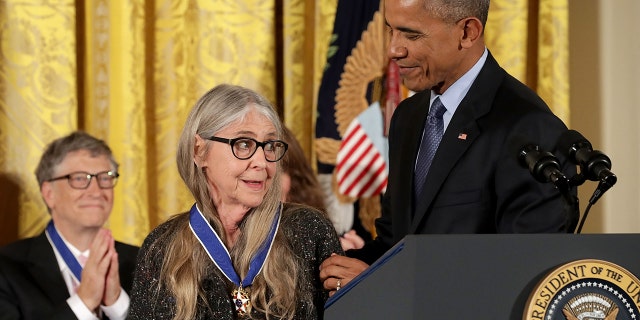 Obama and Margaret Hamilton