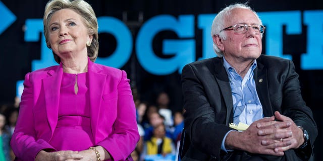 Hillary Clinton and Sen. Bernie Sanders