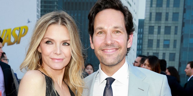 Michelle Pfeiffer and Paul Rudd at the premiere for "Ant-Man and the Wasp"