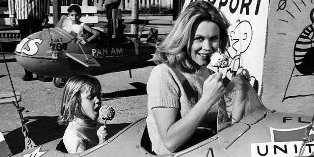 Erin Murphy (left) said her TV mom Elizabeth Montgomery (right) was gearing up for a fun project right before she died.