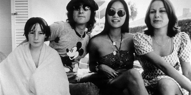 The couple brought Julian Lennon, left, to Disney World, where he and his father John Lennon got closer.