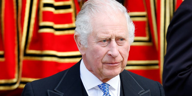 King Charles III attends the Royal Maundy Service at York Minster on April 6, 2023, in York, England.
