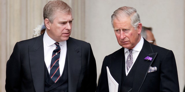 Royal experts say tensions are brewing between Prince Andrew, left, and his older brother King Charles leading up to the coronation.