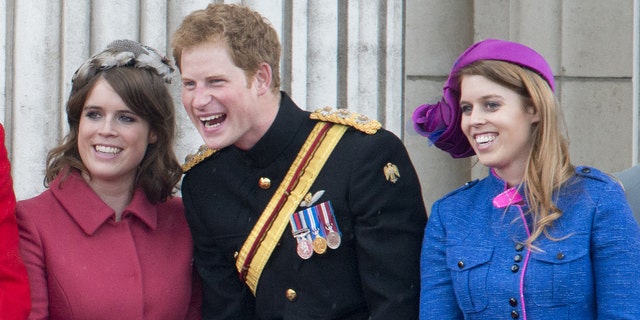 According to sources, Prince Harry still has a warm relationship with his cousins Princess Beatrice, right, and Princess Eugenie.