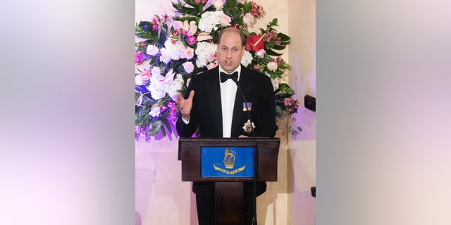 Prince William expressed his sorrow over slavery during a dinner hosted by the governor-general of Jamaica at King's House, March 23, 2022, in Kingston, Jamaica.