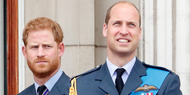Prince William (right)'s relationship with Prince Harry (left) continues to be strained.