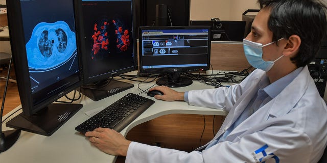 Vice-director Marcio Sawamura works at the Radiology Institute of the Clinics Hospital of the Faculty of Medicine of the University of Sao Paulo (InRad), in Sao Paulo, Brazil.