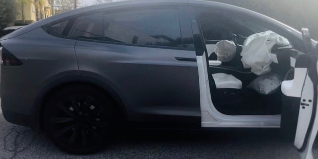 Raegan Revord shared a slideshow of pictures to her Instagram, with the last being a vehicle with disabled airbags.
