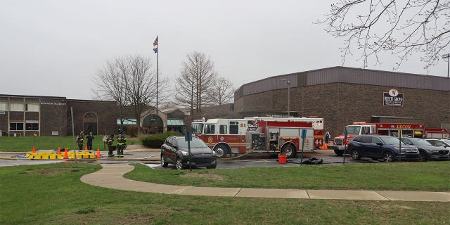 Beech Grove High School in Beech Grove, Ind., was evacuated for a reported chemical spill Tuesday.