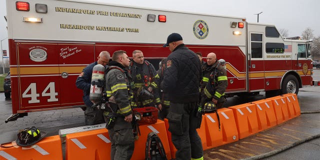 An Indianapolis Fire Department Hazmat team responded to Beech Grove High School for a reported chemical spill Tuesday.