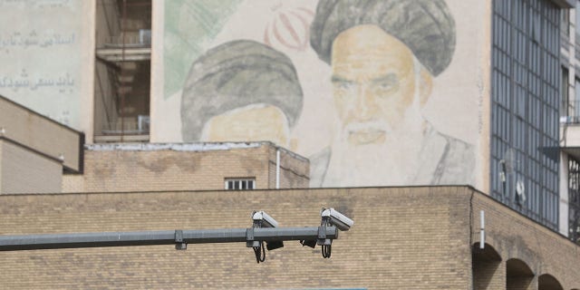 A CCTV camera in Iran