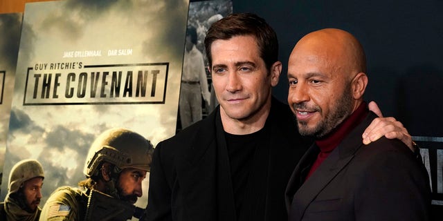 Jake Gyllenhaal and Dar Salim, play a Special Forces sergeant and an Afghan interpreter in "The Covenant," respectively. 