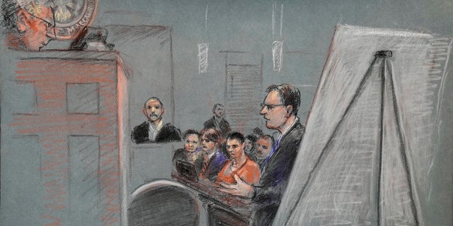 Jack Teixeira court appearance sketch