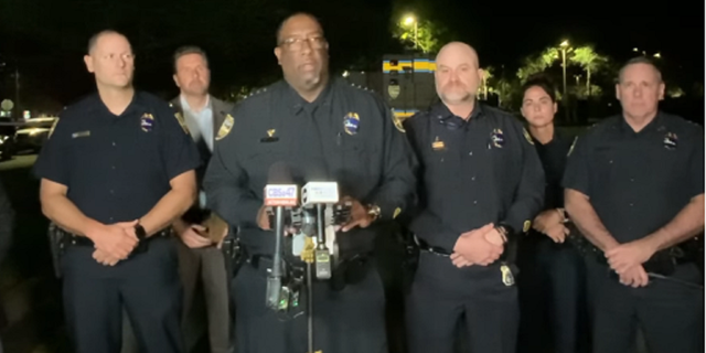 Jacksonville Sheriff TK Waters speaks to media