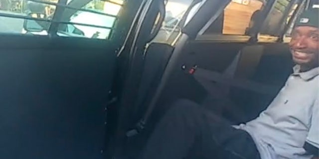 A screenshot of Jamal Thomas from an Oakland police officer's body camera after Miles Armstead called 911 on him. Thomas later allegedly fatally shot Armstead.
