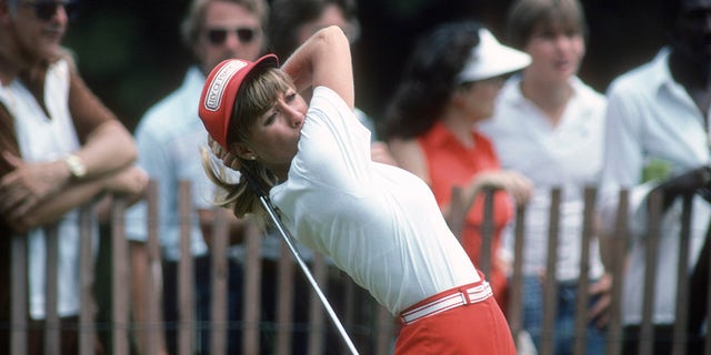 Jan Stephenson plays during a tournament circa 1977.