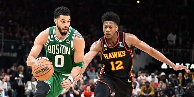 Jayson Tatum drives