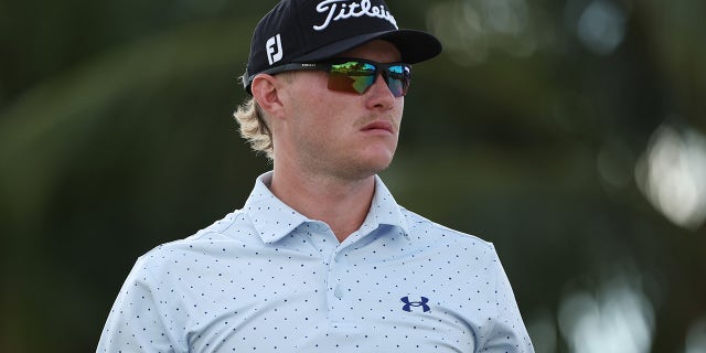 Jed Morgan looks on during the quarterfinals of the LIV Golf Invitational - Miami at Trump National Doral Miami on Oct. 28, 2022 in Doral, Florida.