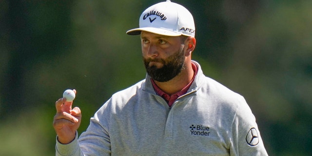 Jon Rahm salutes fans