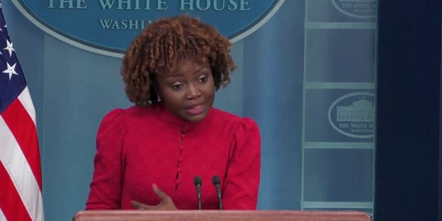 Karine Jean-Pierre discusses President Bidens stance on transgender surgeries during Wednesdays press conference.