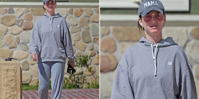 Katy Perry is seen sporting a hat that reads "MAMA" after being accused of "mom shaming'' an "American Idol" contestant. The songstress looked casual as she shopped solo in Montecito on Monday.
