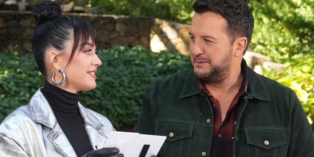 Katy Perry and Luke Bryan on American Idol
