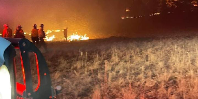 Firefighters have worked through the night to attempt to contain the large fire in Colorado.