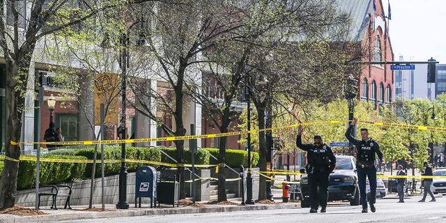 Five people were killed and six injured, including a LMPD officer, in a deadly Monday morning shooting at Old National Bank in downtown Louisville. April 9, 2023