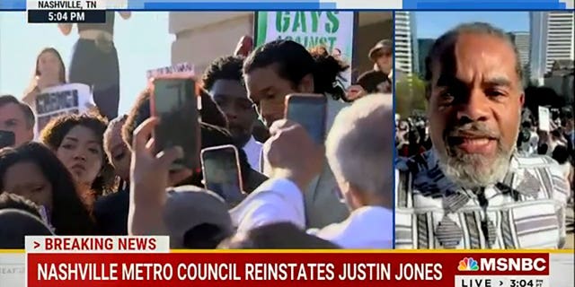 Rev. Mark Thompson appeared on MSNBC's "The Beat" Monday night.