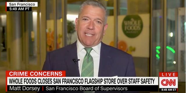 San Francisco board of supervisors member Matt Dorsey joins CNN for an interview.