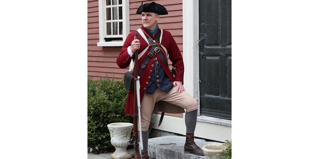 James Lee is the captain commanding the Lexington Minutemen, a group of reenactors, patriots and American history enthusiasts. By company tradition, he will portray Capt. John Parker in the annual reenactment of the "shot heard 'round the world," which occurred on Lexington Common on April 19, 1775. 