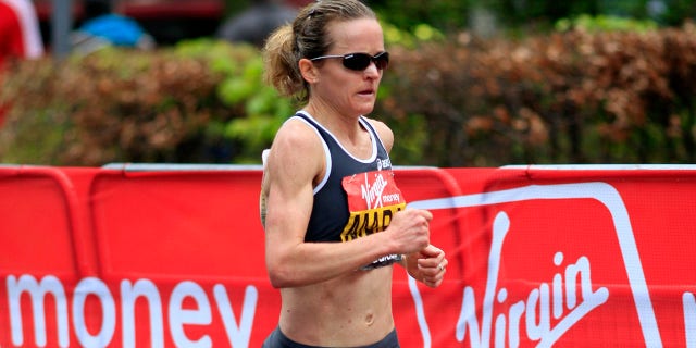 Mara Yamauch during a elite racing event